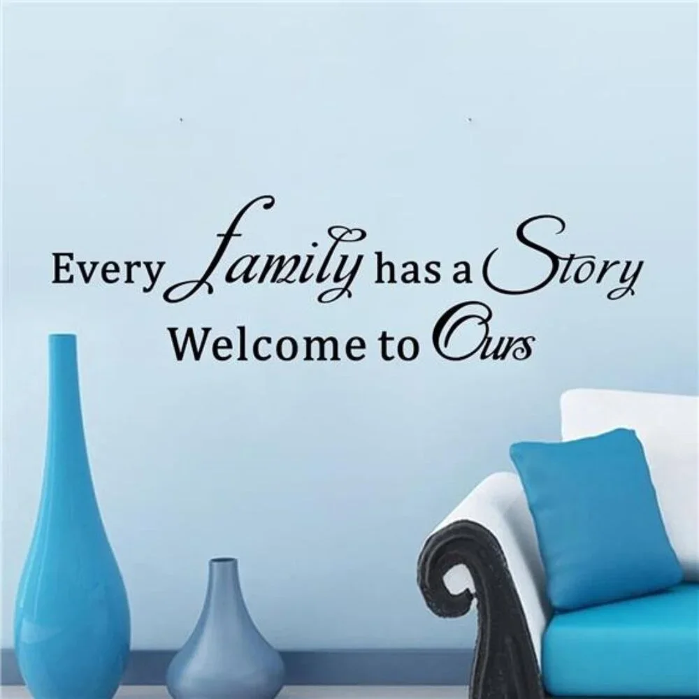 Family Wall Stickers Inspirational Quotes Vinyl Art Decals Home Bedroom Living R